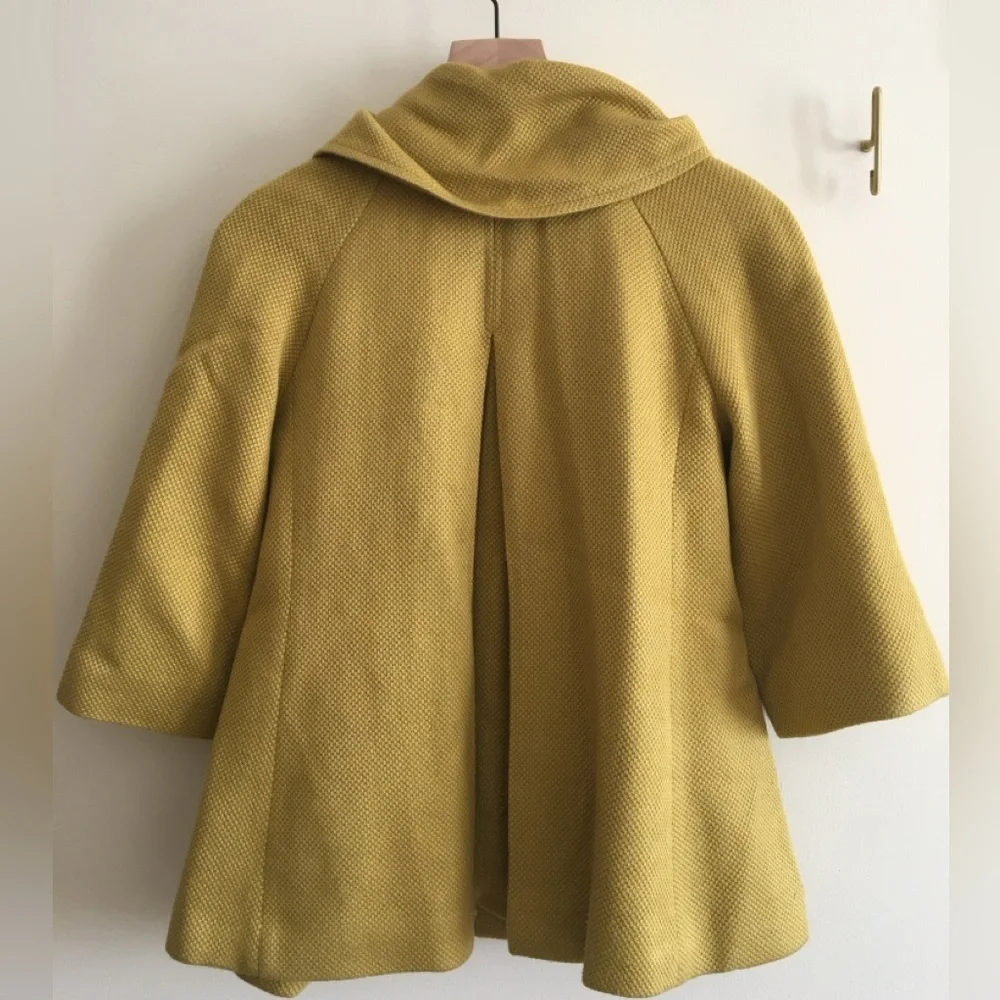 Anthropologie brand Tabitha Ascot Swing Coat - Picture 3 of 5